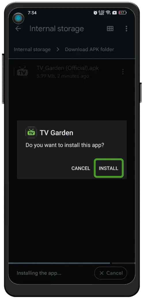 Install & Launch AuroraTV